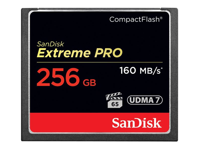 SanDisk Extreme Pro 256 GB COMPACT FLASH